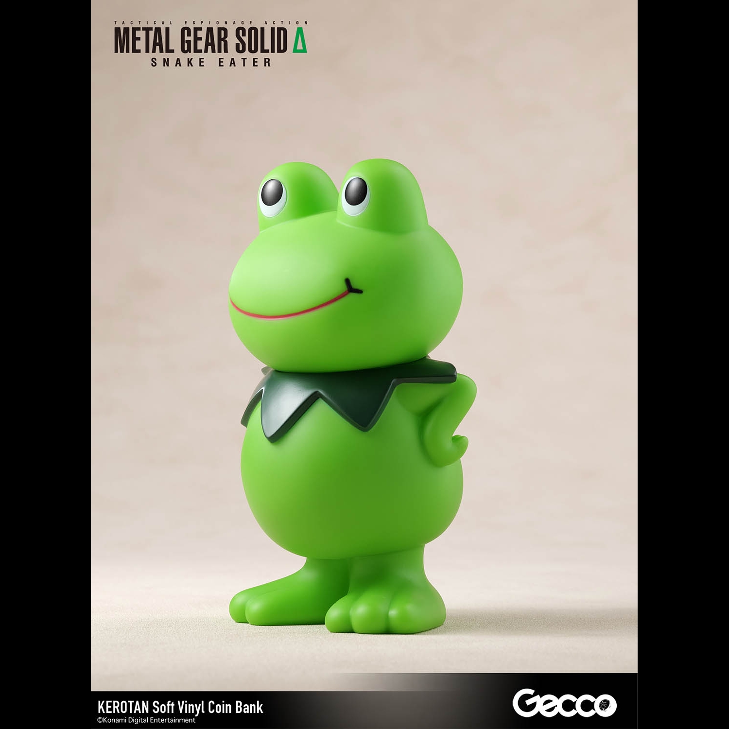 METAL GEAR SOLID Δ: SNAKE EATER, KEROTAN Soft Vinyl Coin Bank